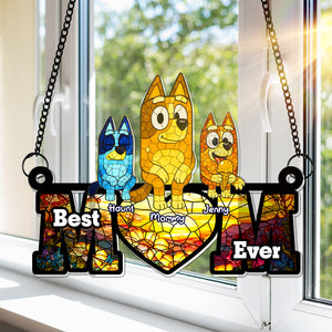 Personalized Gifts For Mom Suncatcher Ornament Best Mom Ever 01ohlu140425-Homacus