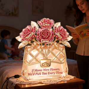 Elegant Flower Bag Light Box – Personalized Gifts For Mom 04namg260226-Homacus