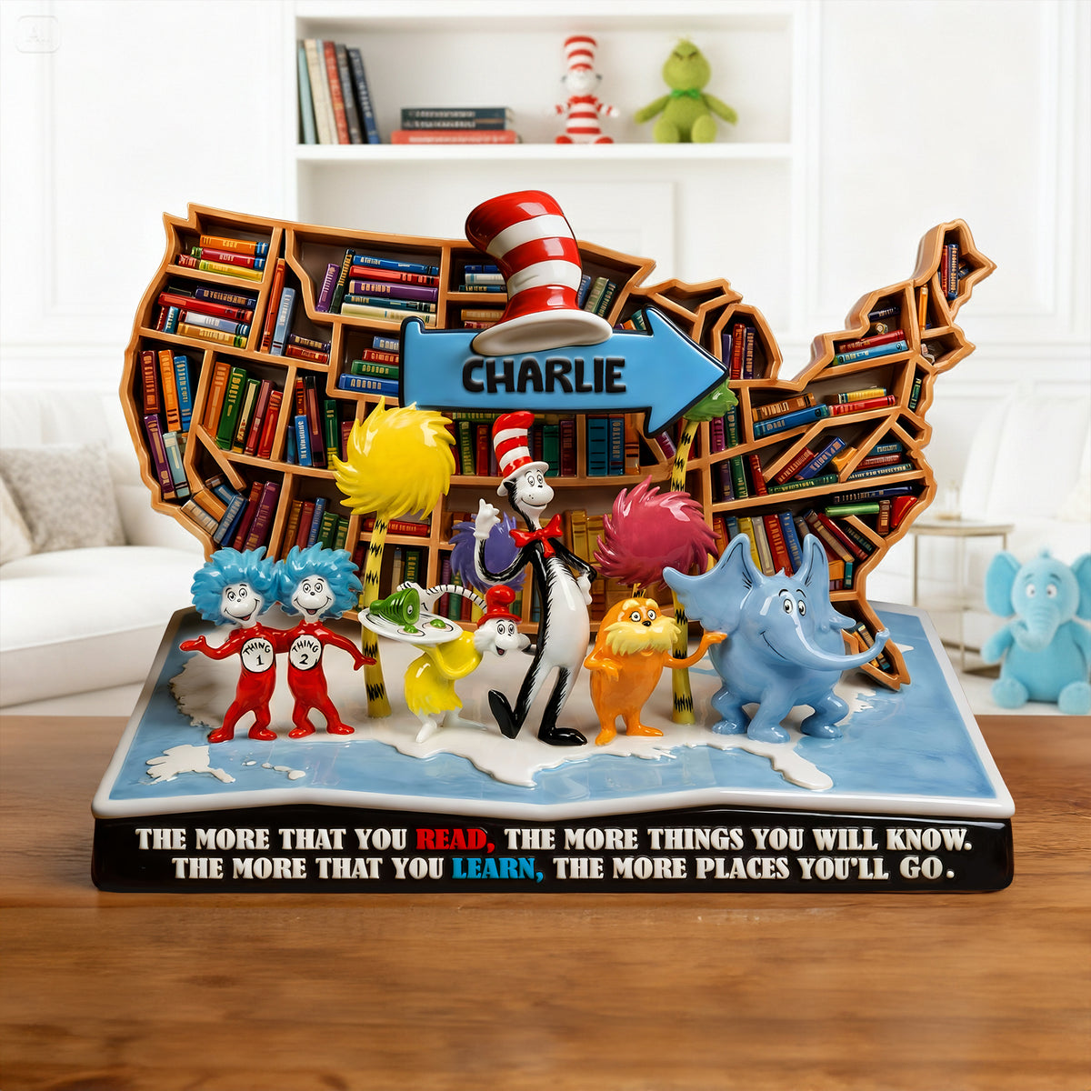 Reading Acrylic Plaque - Personalized Gifts For Book Lover Plaque 04PALU060226-Homacus