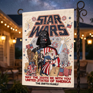 USA 250th Anniversary Garden Flag - Personalized Gifts For Patriotic Family 04nadt020626-Homacus