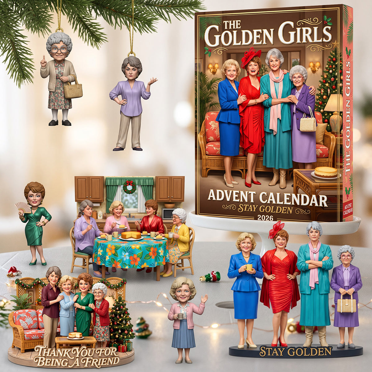 Cozy Holiday Ladies Friendship Calendar Blind Box - Personalized For TV Show Lovers 02NATA291026-Homacus