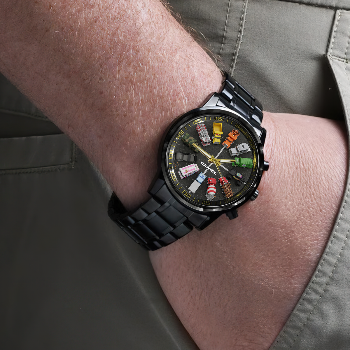 Mighty Trucks Men's Watch- Personalized Gifts For Truck Lovers 04NALU020825-Homacus