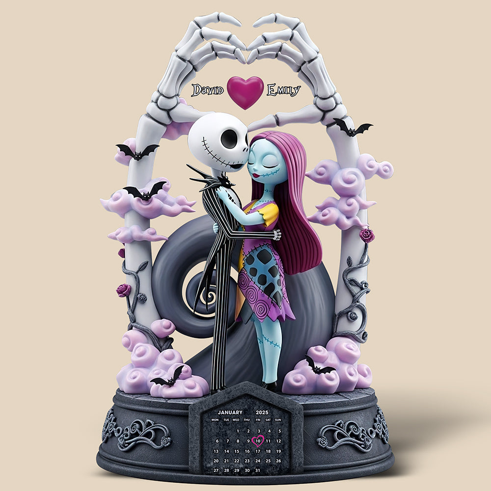 Spooky Love Acrylic Plaque - Personalized Gifts For Couple 02TOQN270625-Homacus