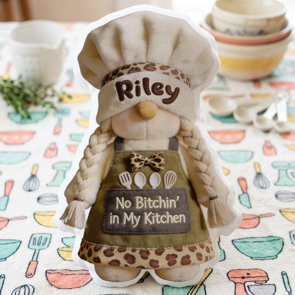 Chef Gnome Custom Shape Pillow - Personalized Gifts For Chef 01PGTA010426-Homacus