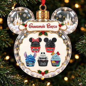 Grandma's Batch Ornament - Personalized Christmas Gifts For Grandma 02ohdt070926-Homacus