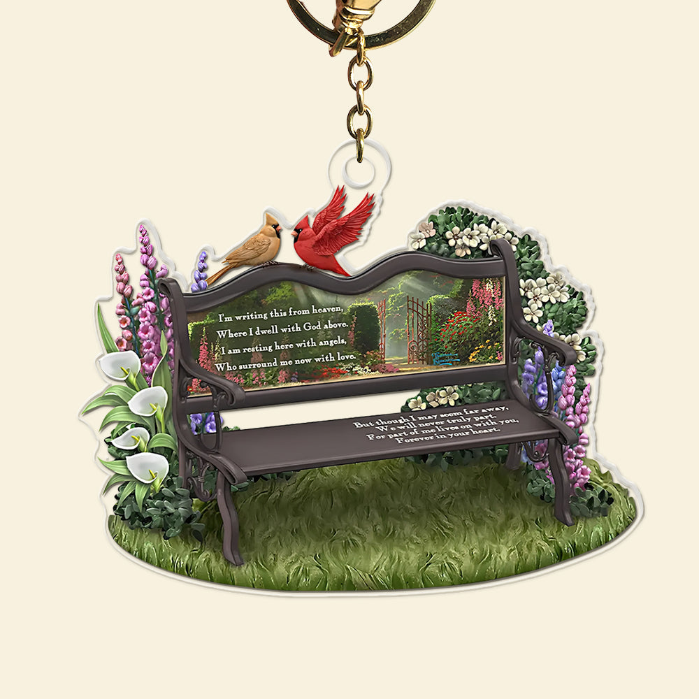 Gifts For Memorial Keychain Forever In Your Heart 05ohqn140125-Homacus