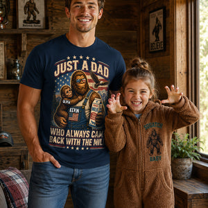 Just a Dad Who Always Came Back With the Milk Shirt - Personalized Gifts For Dads 01tyta140526-Homacus