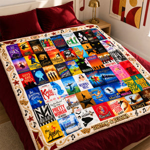 Musical Theater Blanket - Personalized Gifts 06nadh061026-Homacus
