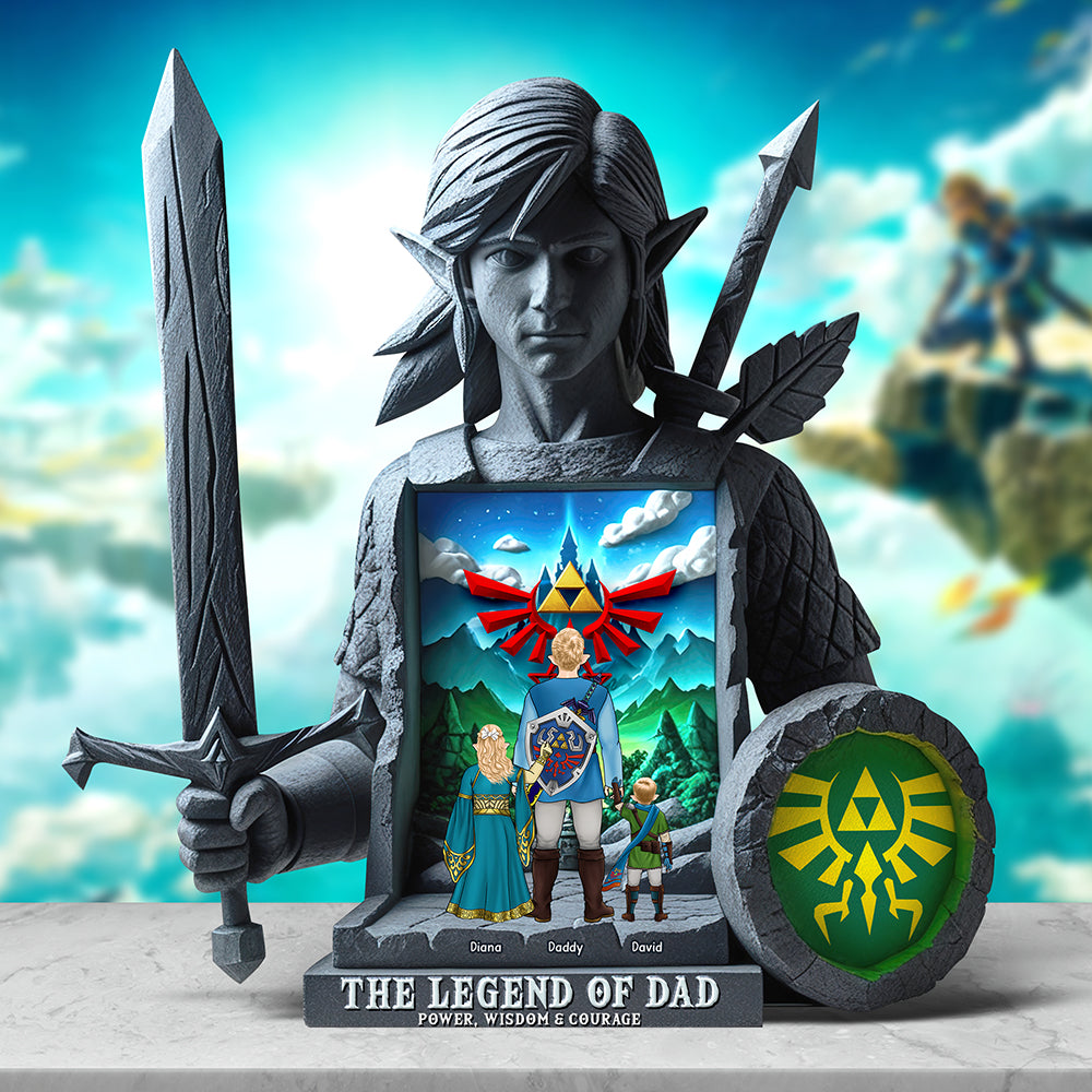 The Legend Of Dad Acrylic Plaque Personalized Gifts For Dad 02QHQN280425HG-Homacus