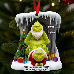Funny Old Couple Christmas Ornament Personalized Gifts For Couple 01OHDT230925-Homacus