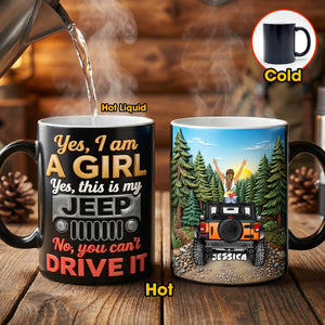 Adventure Girl Magic Coffee Mug - Personalized Gifts For Off-road Lovers 01HUDH230426-Homacus