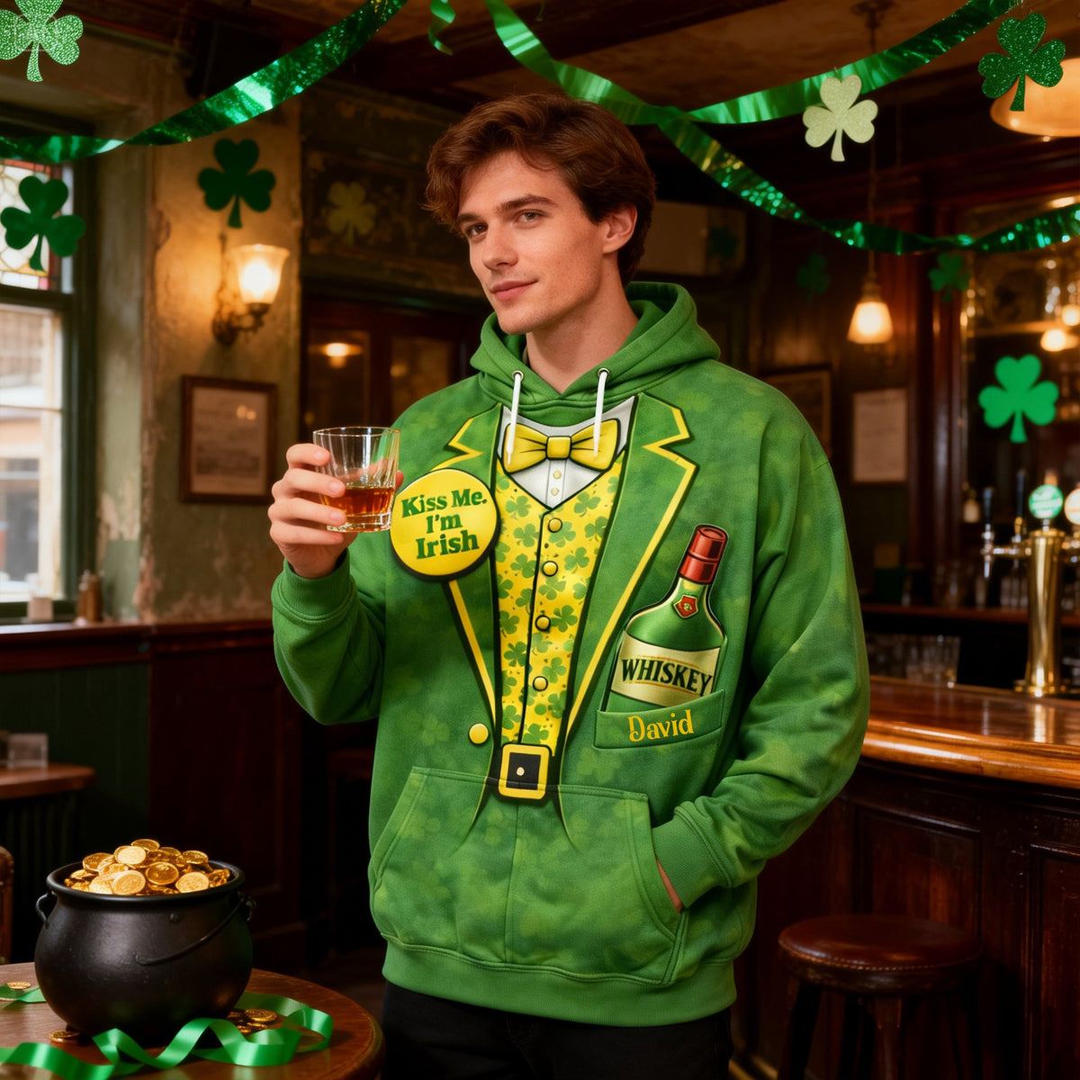 Irish Drinking Holiday Shirt - Personalized Gift For St. Patrick’s Day 03HULU230126-Homacus