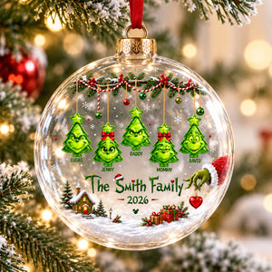 Family Ornament - Personalized Gifts For Family Christmas Ornament 03OHTN040926-Homacus