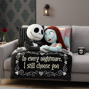 Gothic Love Couple Pillow Personalized Gifts For Couple 01OHDT161225-Homacus