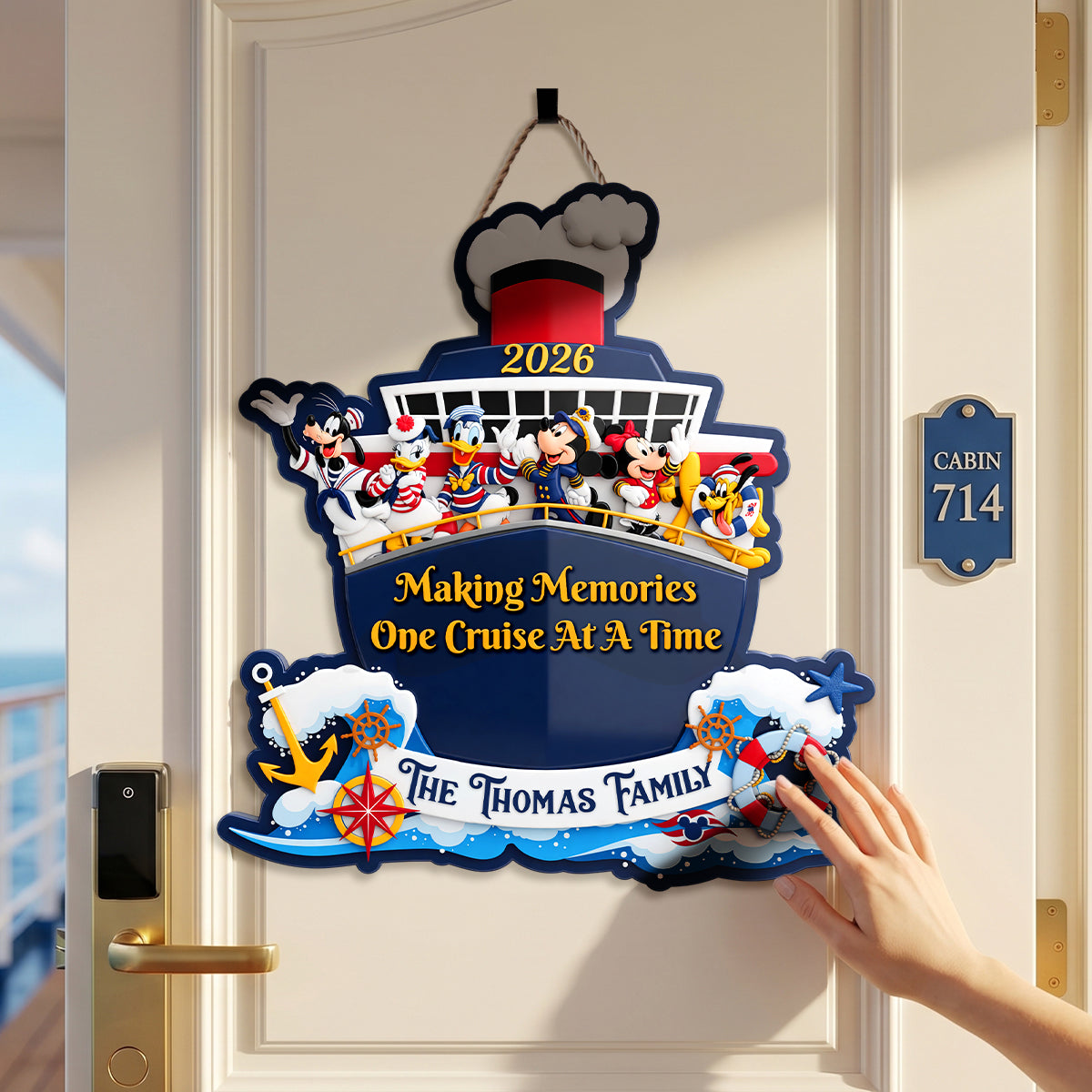 Cruise Family Trip Cut Metal Sign - Personalized Gifts For Family 04nadh220626