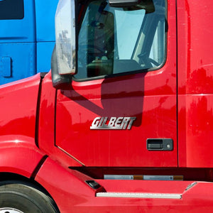 Semi-Truck Car 3D Letters Name Custom Metal Emblems With Double-sided Adhesive Tape 01huhu140825-Homacus