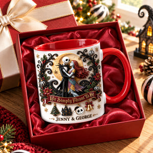 Simply Christmas Couple Coffee Mug - Personalized Gifts For Couple 02PALU191026-Homacus