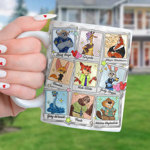 Cute Characters White Coffee Mug 05naqn101225-Homacus