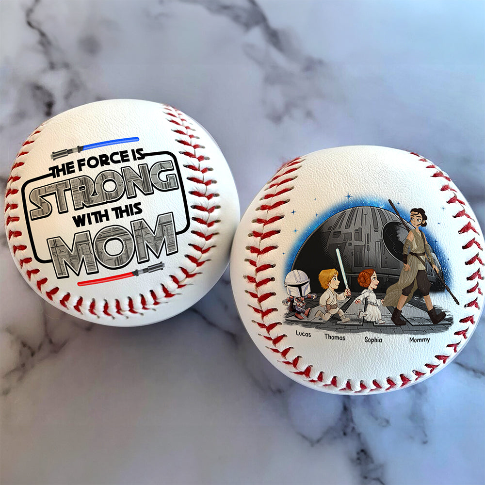 Personalized Gift For Mom Baseball Mother's Day Galaxy Mom 03QHQN060425-Homacus