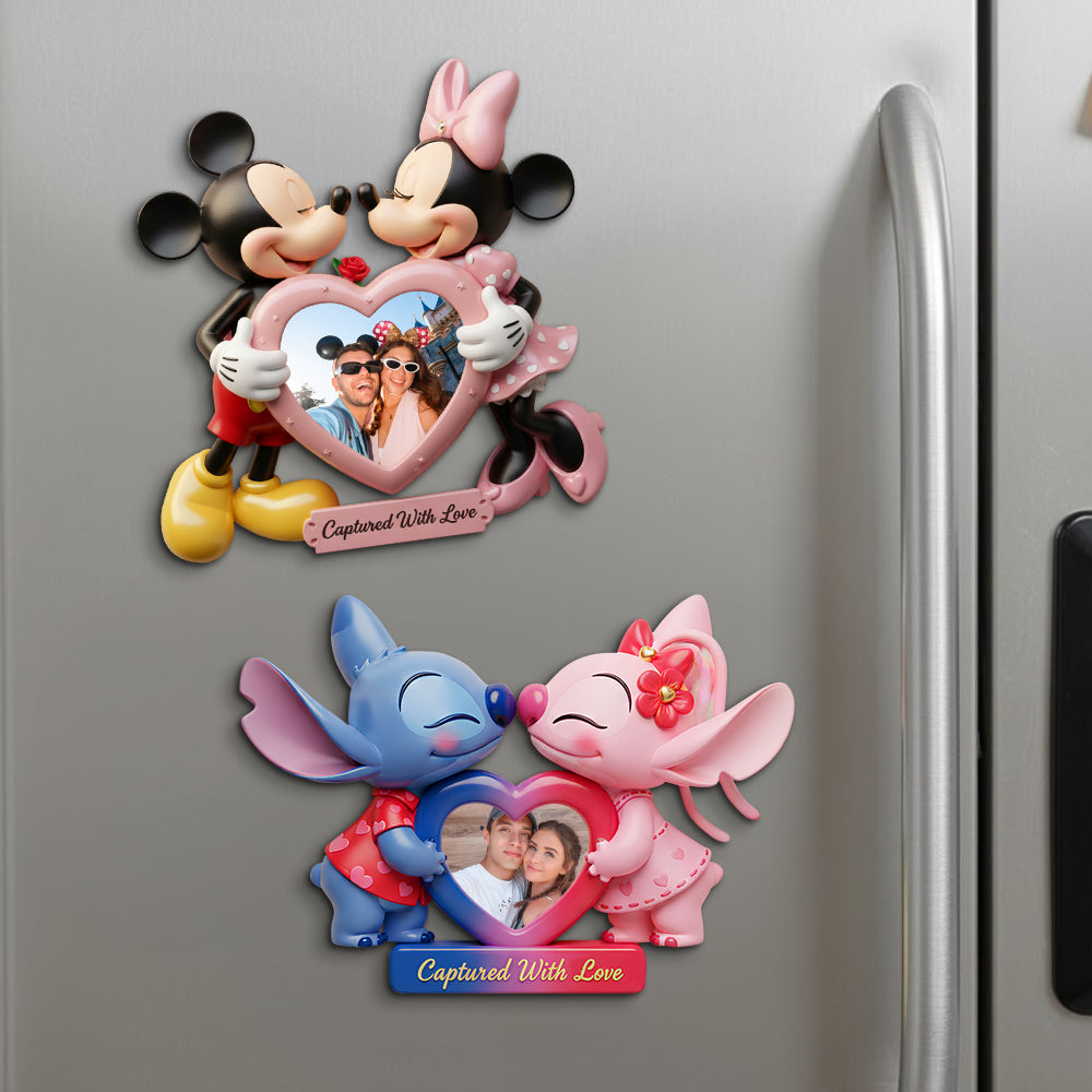 Romantic Kissing Couple Fridge Magnet - Personalized Custom Photo Gifts For Couples 02PGTN211125-Homacus