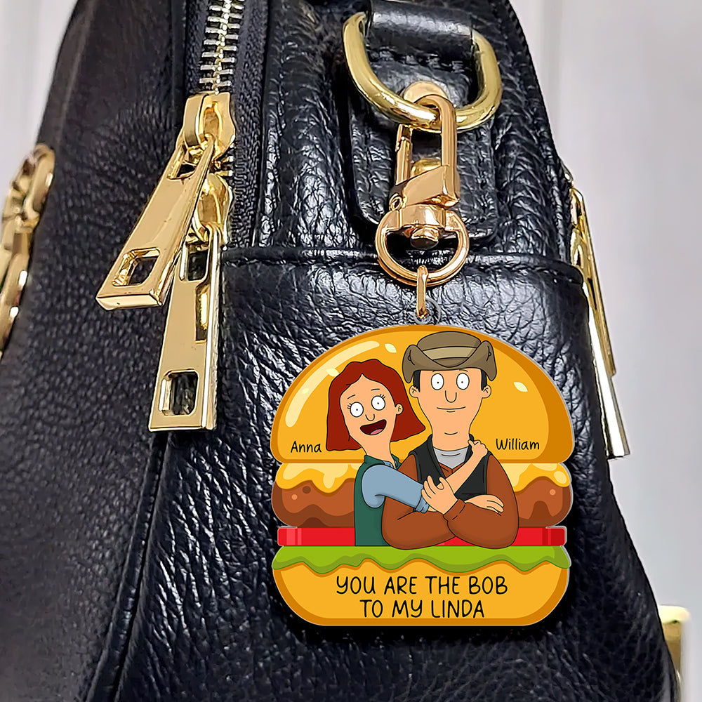 Personalized Gifts For Couple Keychain Hugging Couple 05NAQN060225HG-Homacus