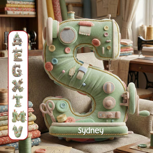 Sewing Alphabet Custom Shape Pillow - Personalized Gifts For Sewers 05ohmg041225-Homacus
