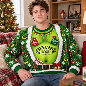 Naughty Christmas Monster 3D Sweatshirt- Personalized Gifts 05todh221026-Homacus