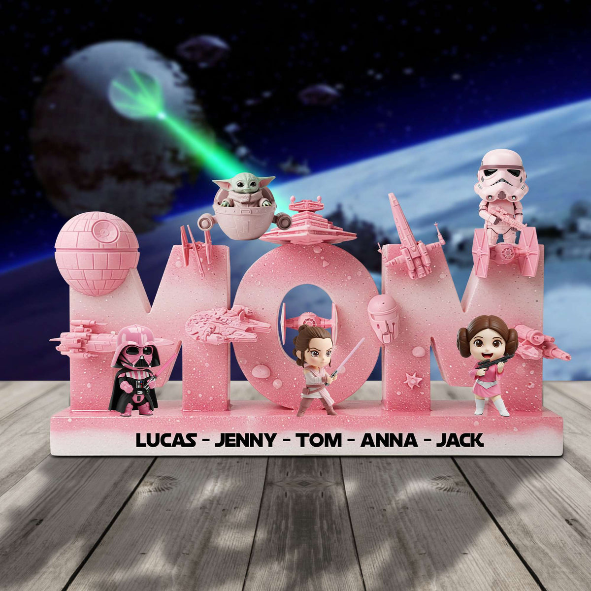 Mom In The Galaxy Acrylic Plaque - Personalized Gifts For Mother 03QHTN210425-Homacus