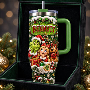 Cute Holiday Mischief Tumbler - Personalized Christmas Gifts 06padt061026-Homacus