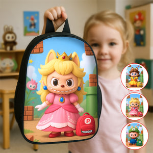 Back To School Monster Backpack - Personalized Gifts For Kids School Bag 04PGMG070825-Homacus