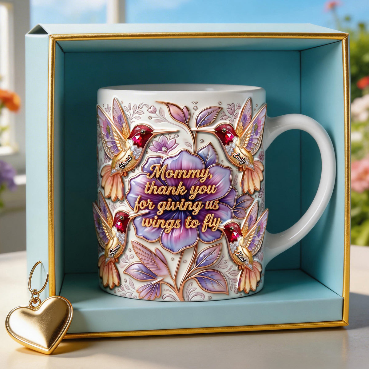 Hummingbirds Coffee Mug - Personalized Gifts For Mom 04paqn110426-Homacus