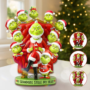 Grandkids Acrylic Plaque - Personalized Gifts For Grandparent Christmas Plaque 03HUMG170925-Homacus