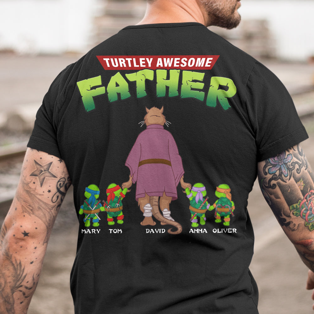 Awesome Father Shirt Personalized Holiday Gifts For Dad 03natn080424-Homacus