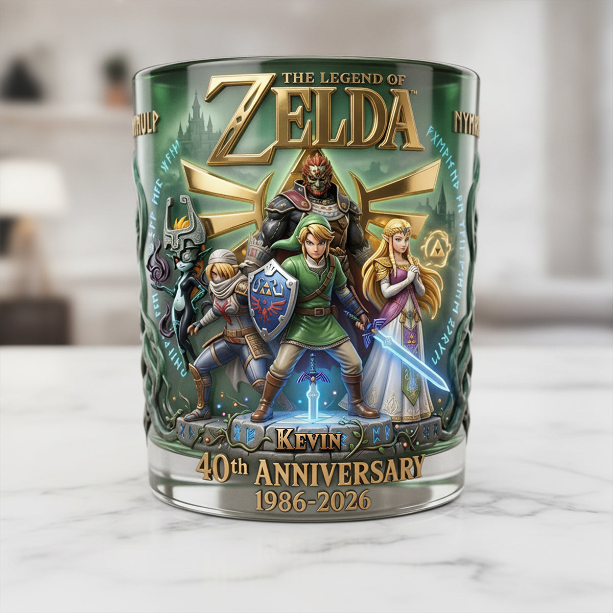 40th Anniversary Adventure 11oz Round Glass - Personalized Gifts For Fans Glass 02TYTA080626-Homacus