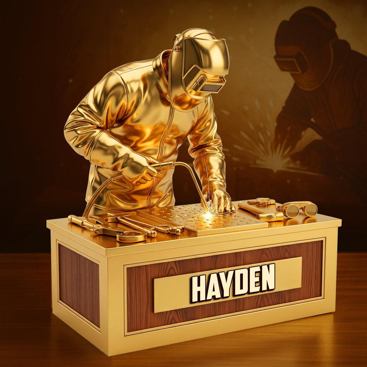 Proud Skilled Welder Acrylic Plaque - Personalized Gifts For Welders 02OHLU140725-Homacus