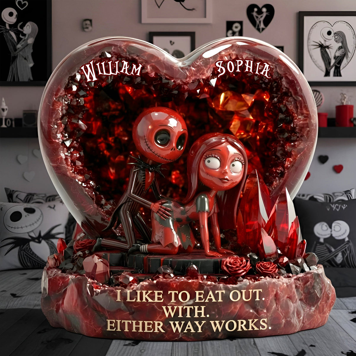 Romantic Couple Acrylic Plaque - Personalized Gifts For Couples 06tglu041225-Homacus