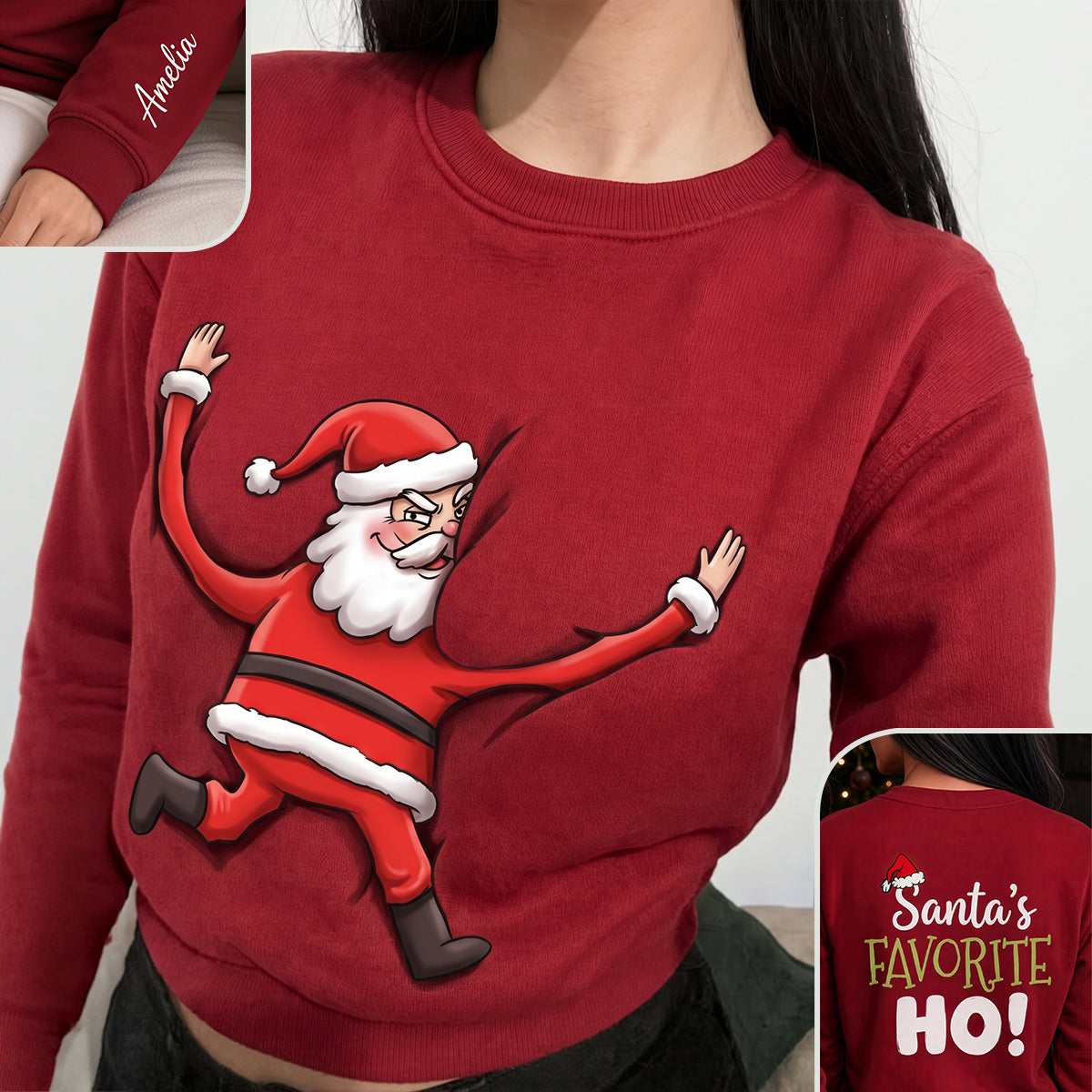 Funny Santa 3D Shirt - Personalized Gifts For Christmas 04hudt081026-Homacus