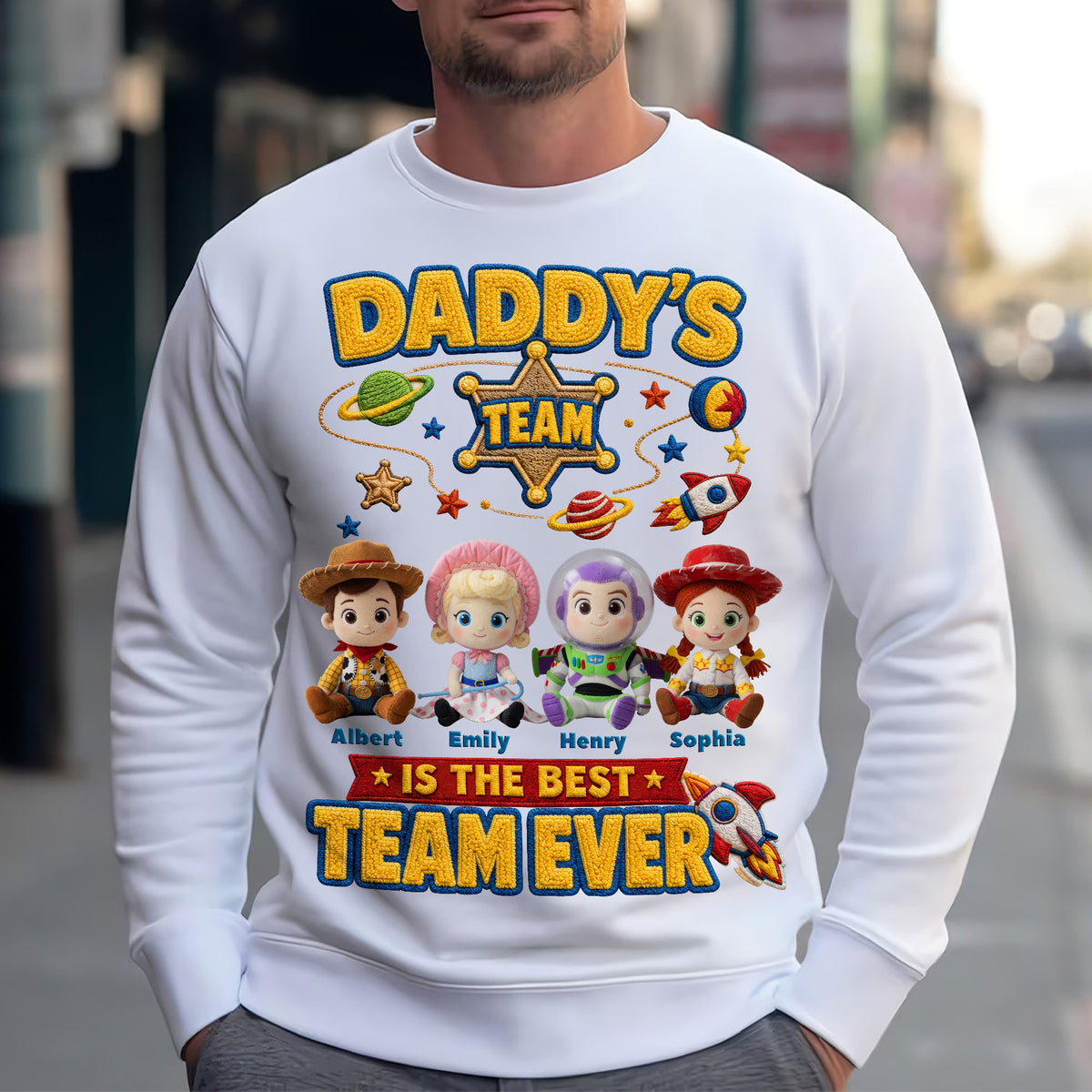 The Best Team Ever Shirt - Personalized Gifts For Dad 01paqn160526-Homacus