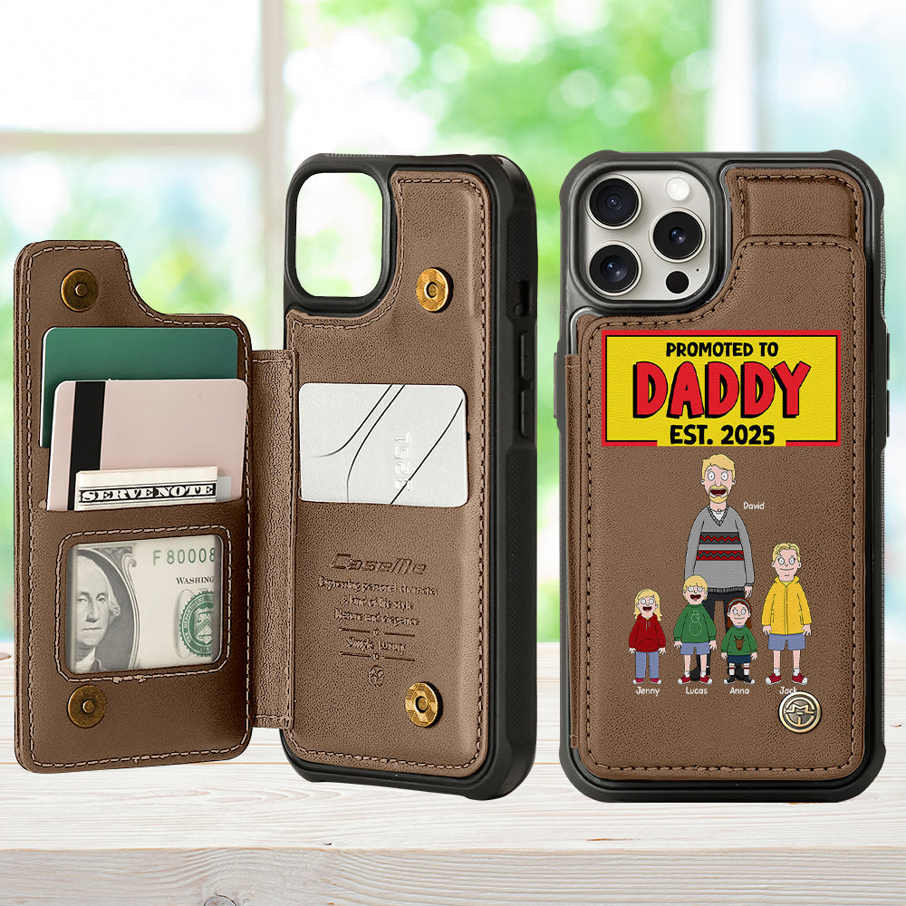 Personalized Gifts For Parent Leather Flip Wallet Phone Case 03totn100325hg-Homacus