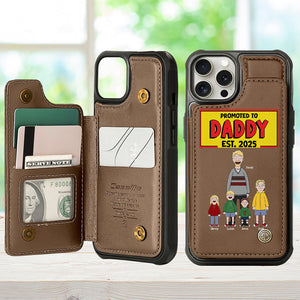 Personalized Gifts For Parent Leather Flip Wallet Phone Case 03totn100325hg-Homacus