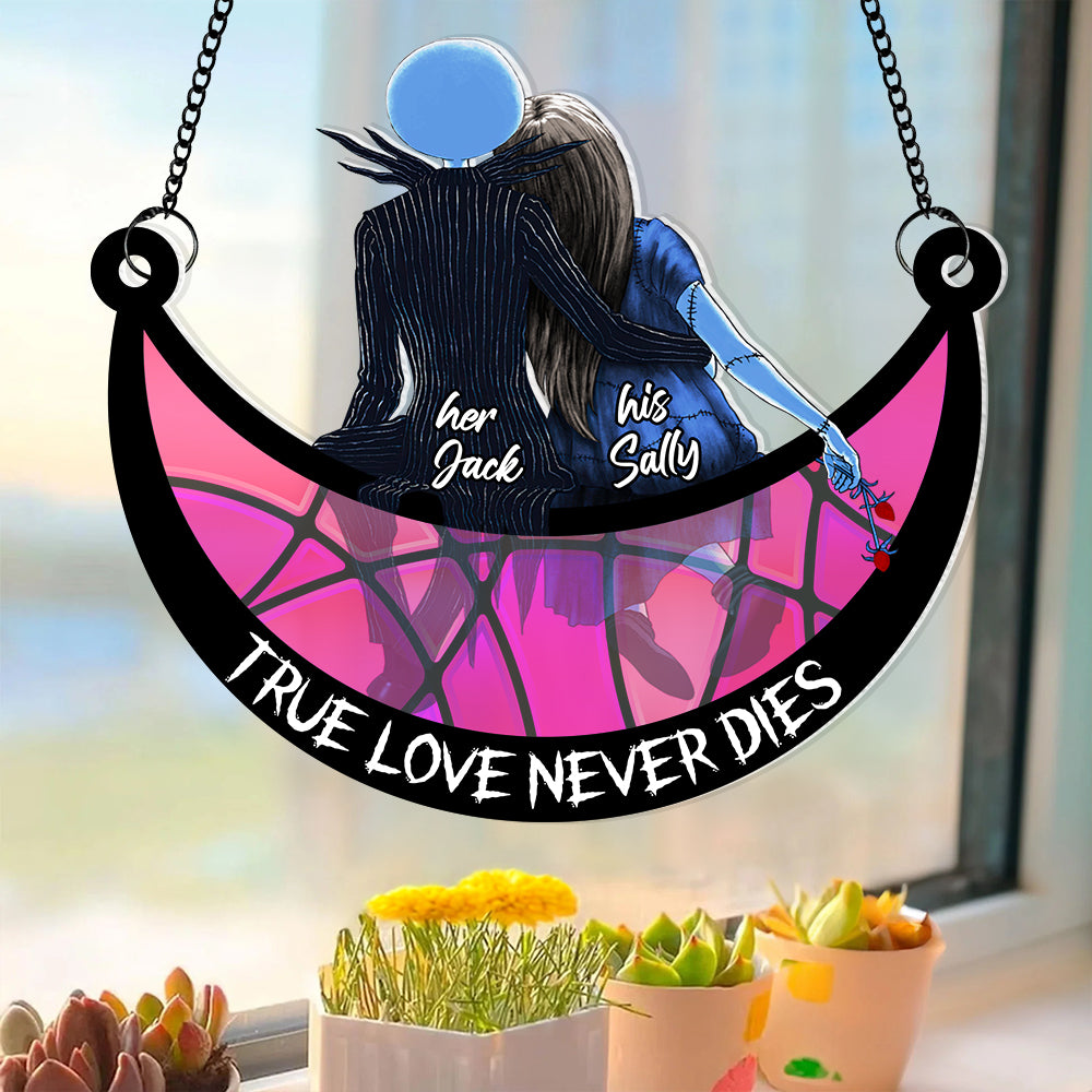 Personalized Gifts For Couple Suncatcher Ornament 03ACDT120724-Homacus