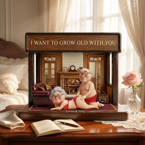 Old Naughty Couple Acrylic Plaque - Personalized Gifts For Couple 05ohlu090626-Homacus
