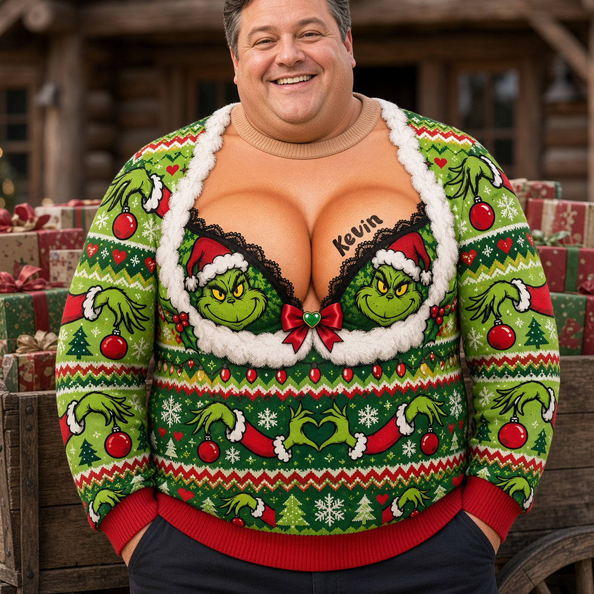 Hot Mischief Christmas 3D Knitted Ugly Sweater - Personalized Christmas Gifts 01nata290926