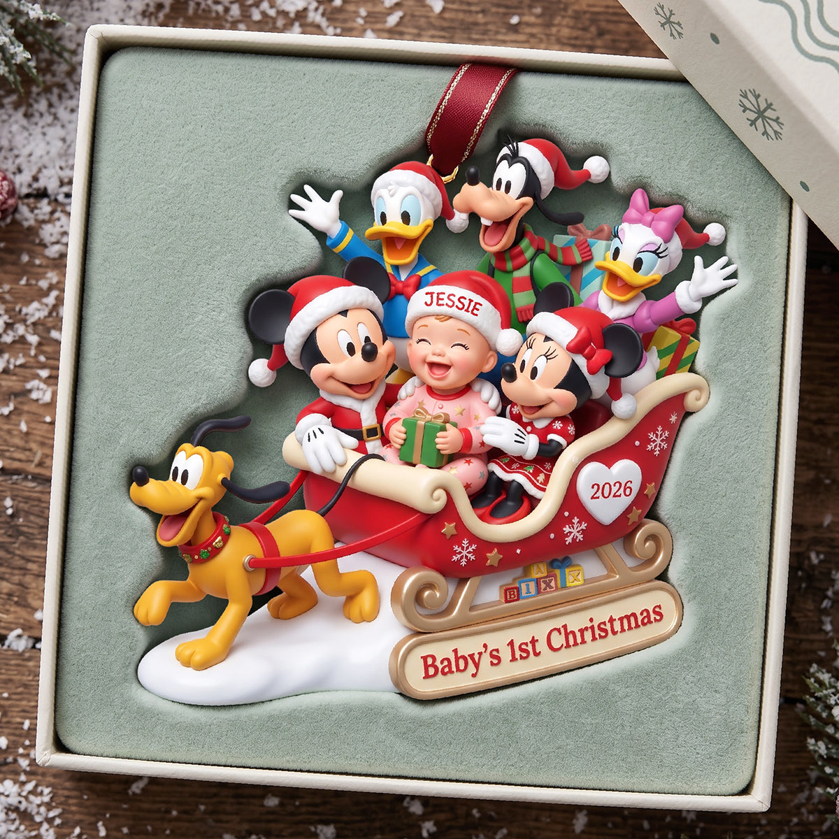 Little One & The Holiday Crew Ornament - Personalized Gift For Kids 03TYTA161026-Homacus