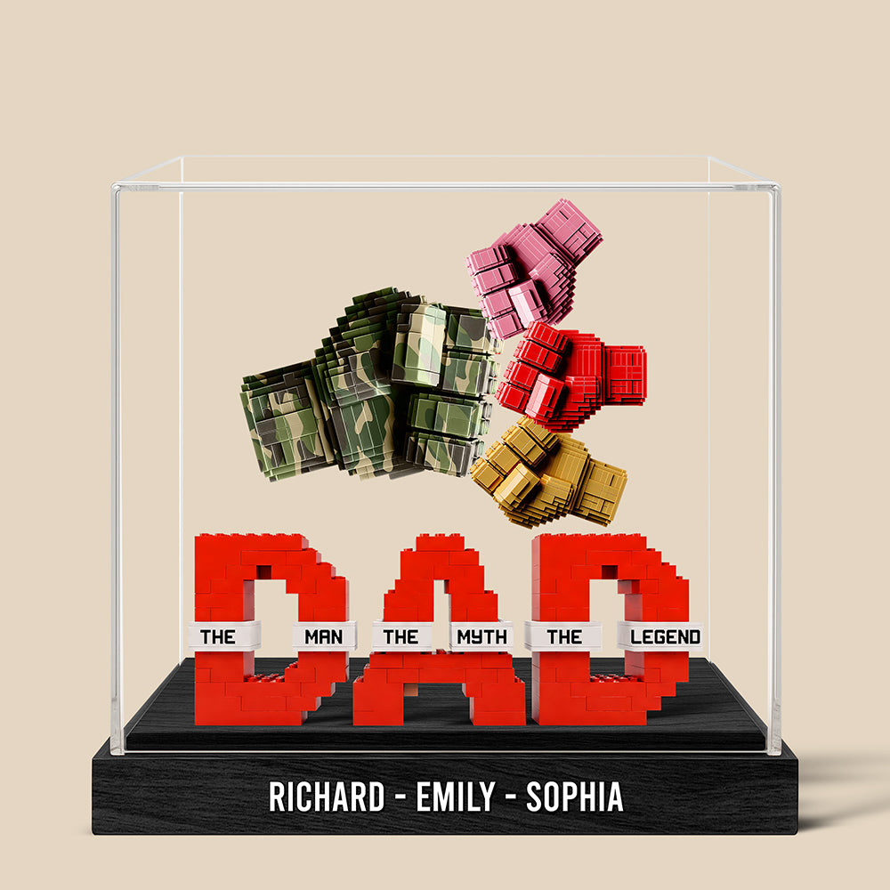 Legend Fist Bump Dad Acrylic Plaque Personalized Gifts For Dad 06OHQN170525-Homacus