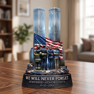 We Will Never Foget Acrylic Plaque - Personalized Gifts 05totn280726-Homacus