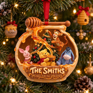 Honey Holiday Acrylic Ornament - Personalized Gifts For Family 01halu290926
