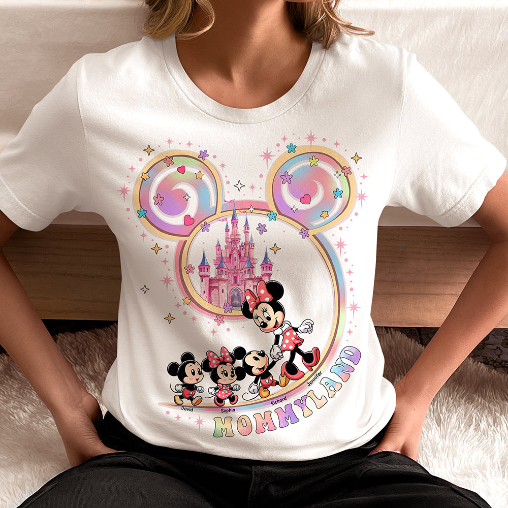 Personalized Gifts For Mom Shirt, Mommy's Dreamy Land 01QHQN310325-Homacus