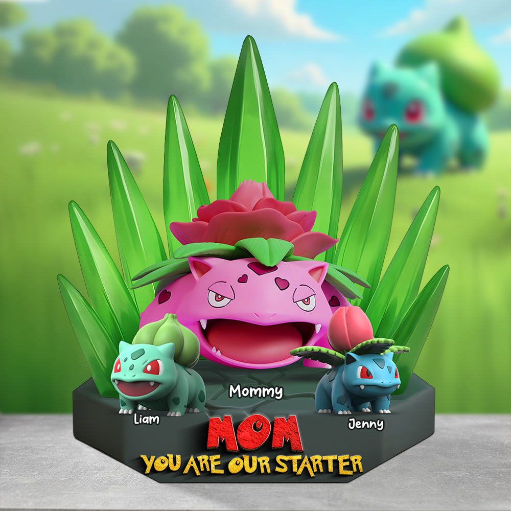 Monster Mom Plaque - Personalized Gifts For Mom 011ohpu240425-Homacus