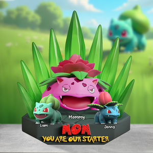 Monster Mom Plaque - Personalized Gifts For Mom 011ohpu240425-Homacus